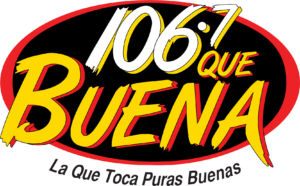 Logotipo de Que Buena 106.7 FM, KCHX